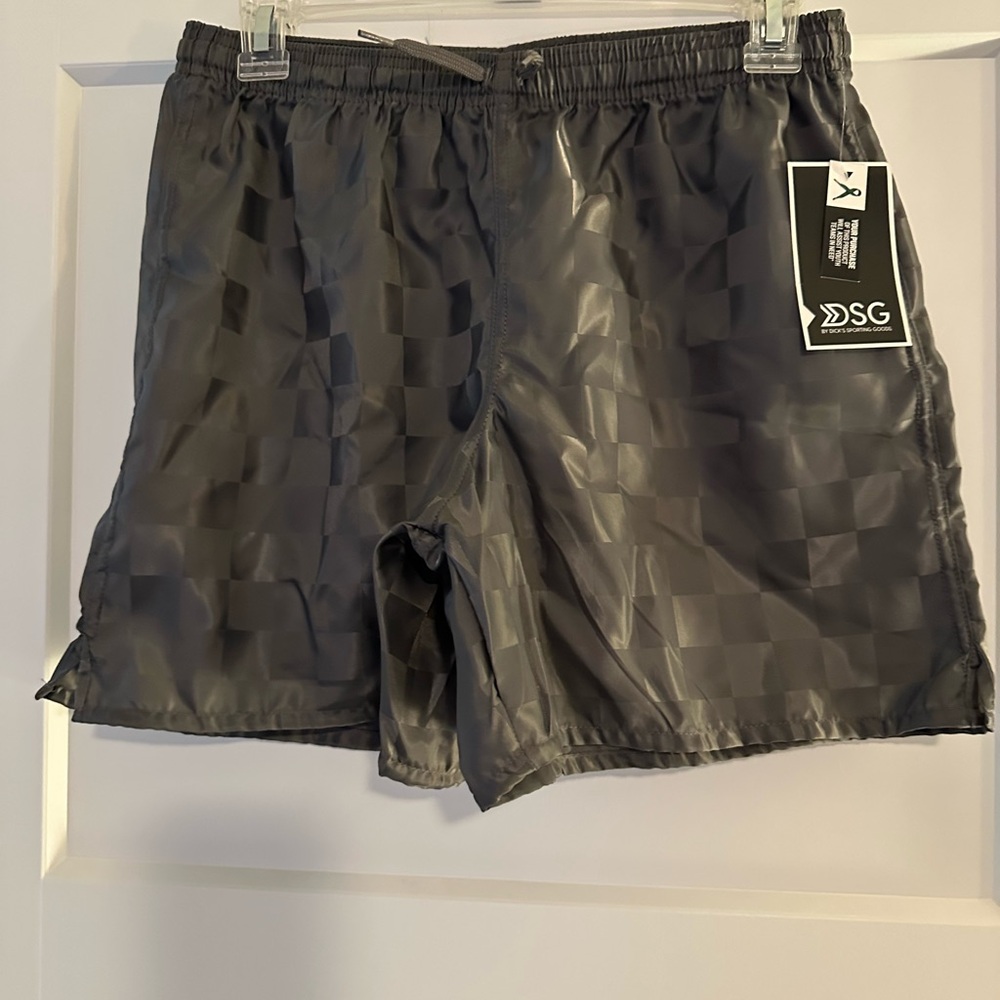 DSG Charcoal Elastic Waist Shorts